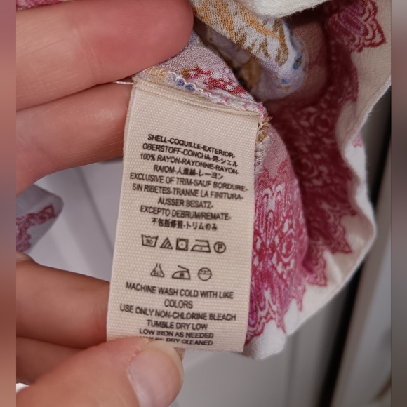 Free People Catch Me If You Can Boho Top in Ivory. Size S. - Picture 11 of 12